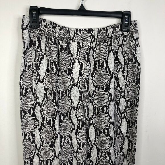 NEW A.L.C Women's Size 4 Elijah Python Snake Print Relaxed Fit Pull On Pants - Picture 3 of 8